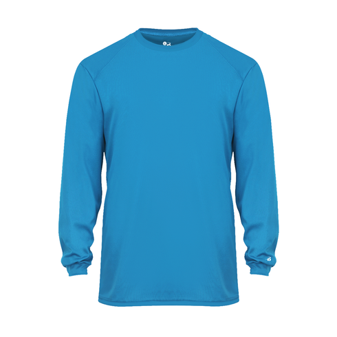 Badger Sport B-Core L/S Tee (410400-000604), Color 'Electric Blue'
